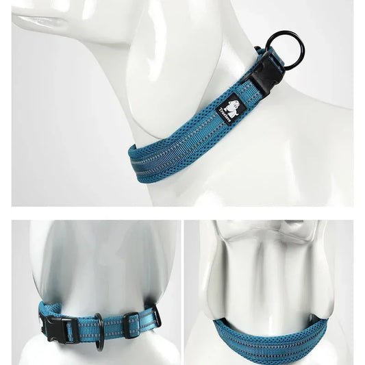 Collar Truelove de Malla Acolchada Reflectante | 8 Tallas