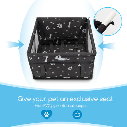 Asiento de Coche para Perros Nobleza | Elevador Plegable e Impermeable
