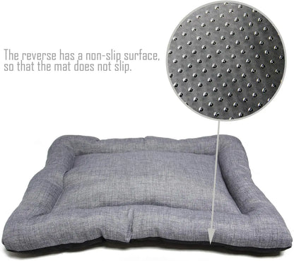 Cama Acolchada para Perros y Gatos | Antideslizante, Tallas S/M/L