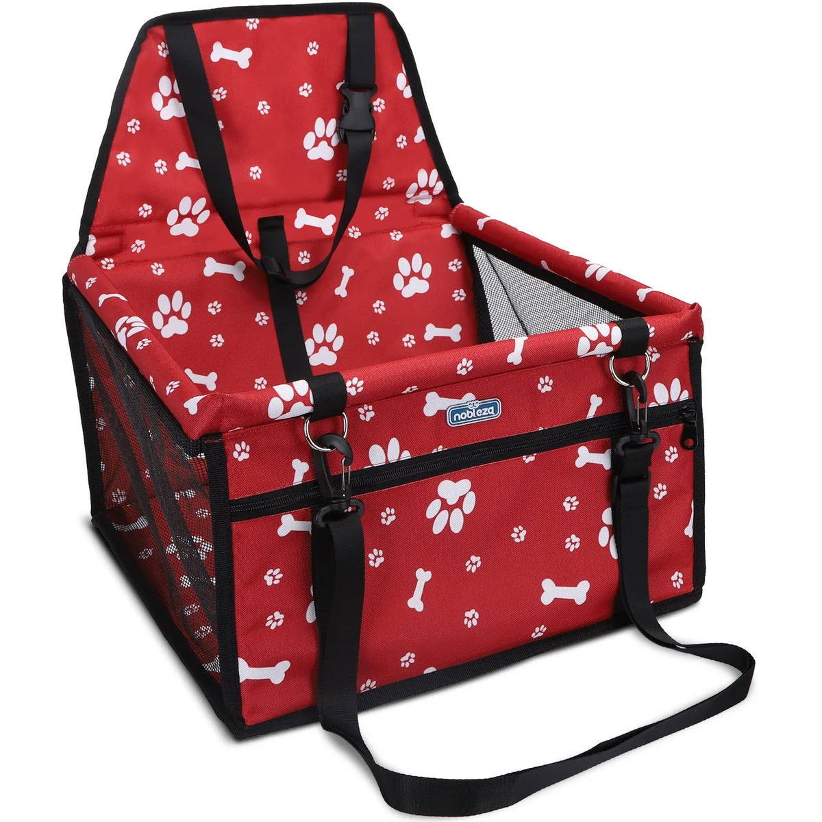 Asiento de Coche para Perros Nobleza | Elevador Plegable e Impermeable