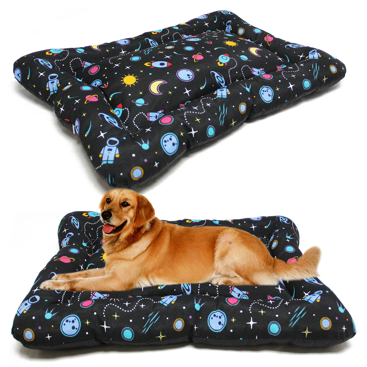 Cama Acolchada para Perros y Gatos | Antideslizante, Tallas S/M/L