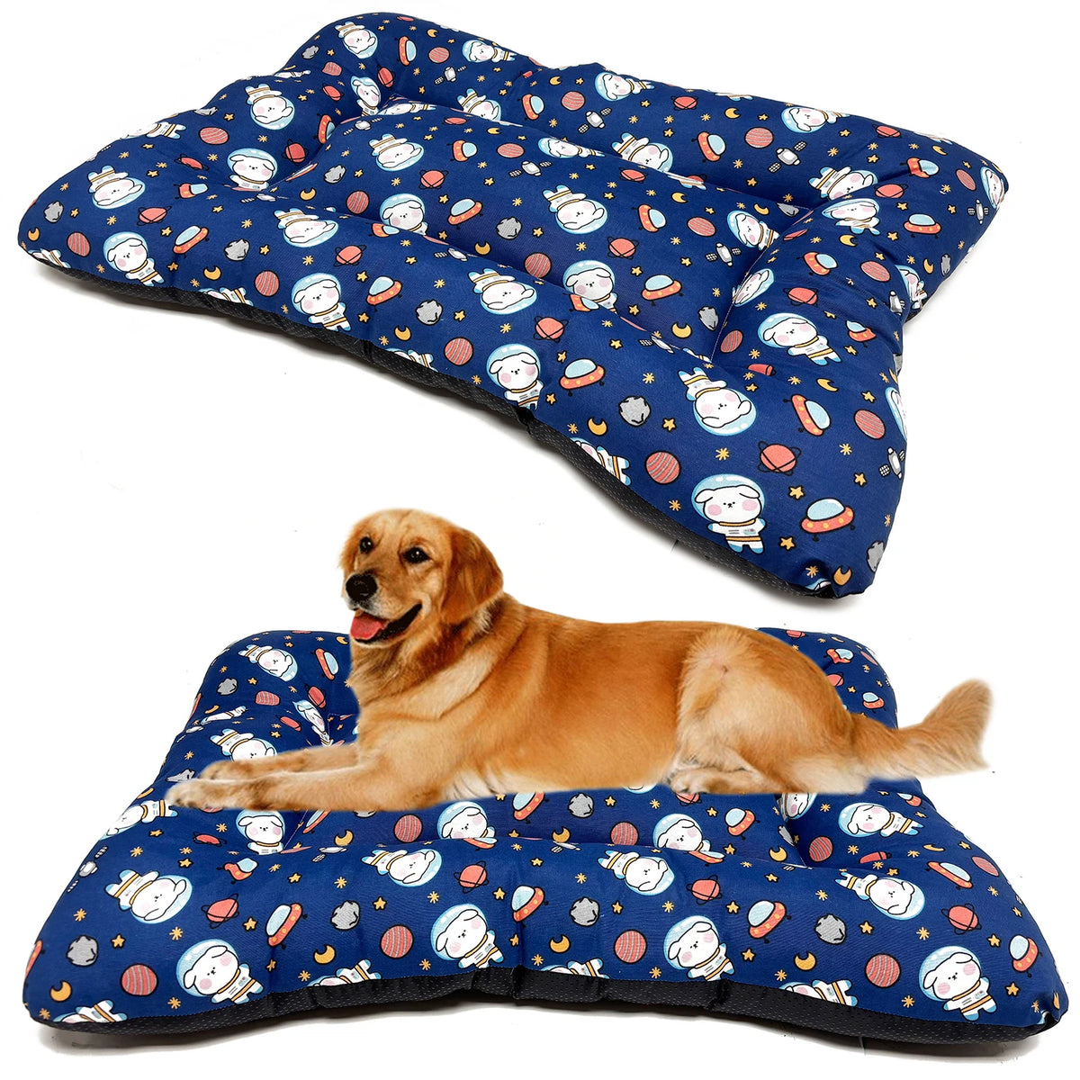 Cama Acolchada para Perros y Gatos | Antideslizante, Tallas S/M/L