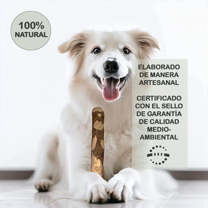 Mordedor de Madera de Olivo para Perros EFOS | Antisarro y Antiestrés