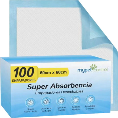 Empapadores Pawcontrol para Cachorros | 100 Unidades 60x60
