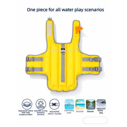 Chaleco Salvavidas Ajustable para Perros | Impermeable de Verano