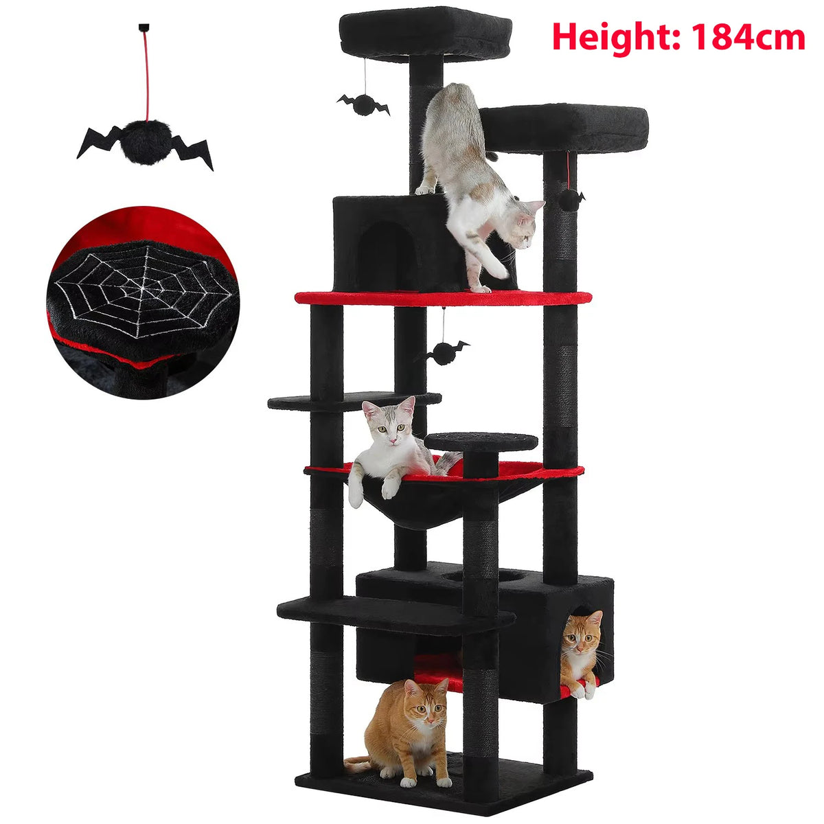 Rascador Torre para Gatos Pawz Road | Multinivel con Sisal