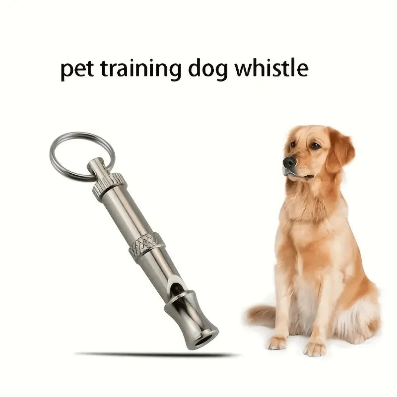 Silbato para Perros Antiladridos | Tono Ajustable con Llavero