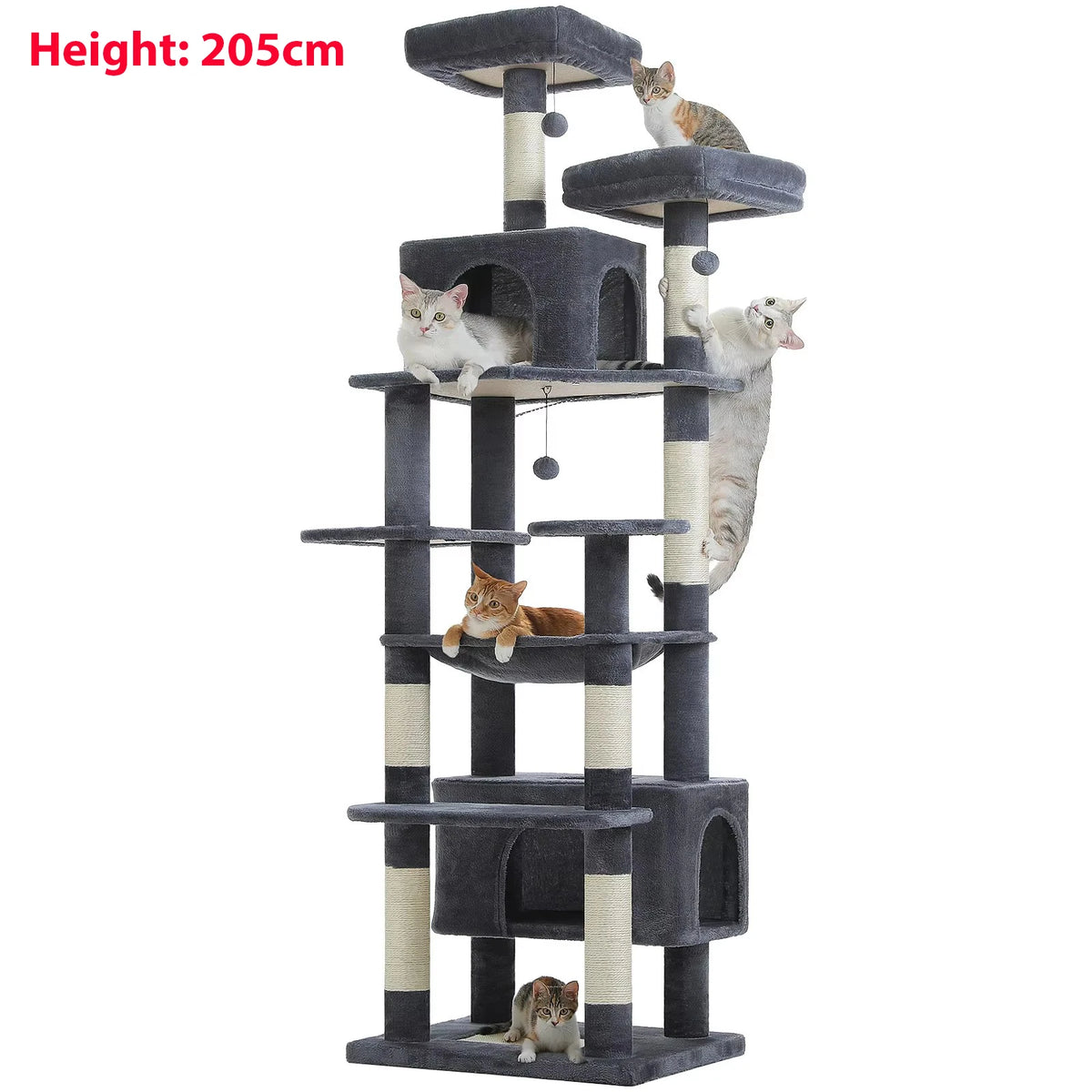 Rascador Torre para Gatos Pawz Road | Multinivel con Sisal