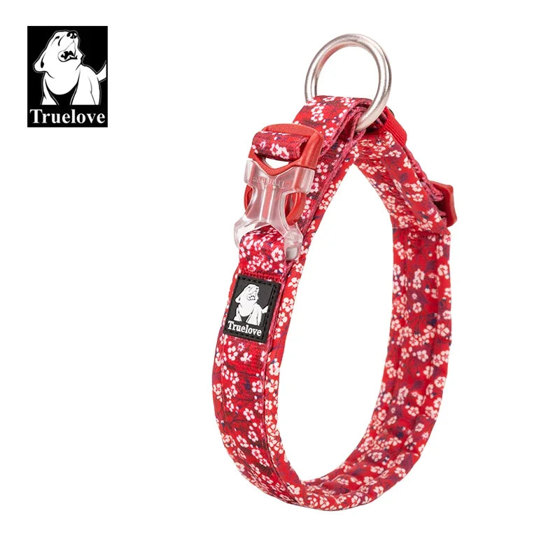 Collar Truelove Floral Acolchado para Perros | Camuflaje