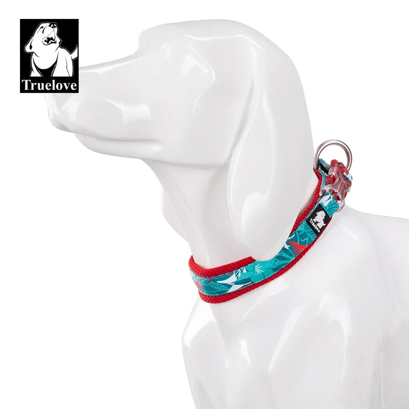 Collar Truelove Floral Acolchado para Perros | Camuflaje