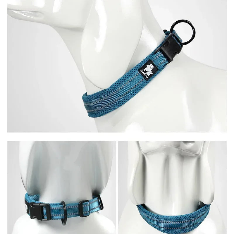 Collar Truelove de Malla Acolchada Reflectante | 8 Tallas