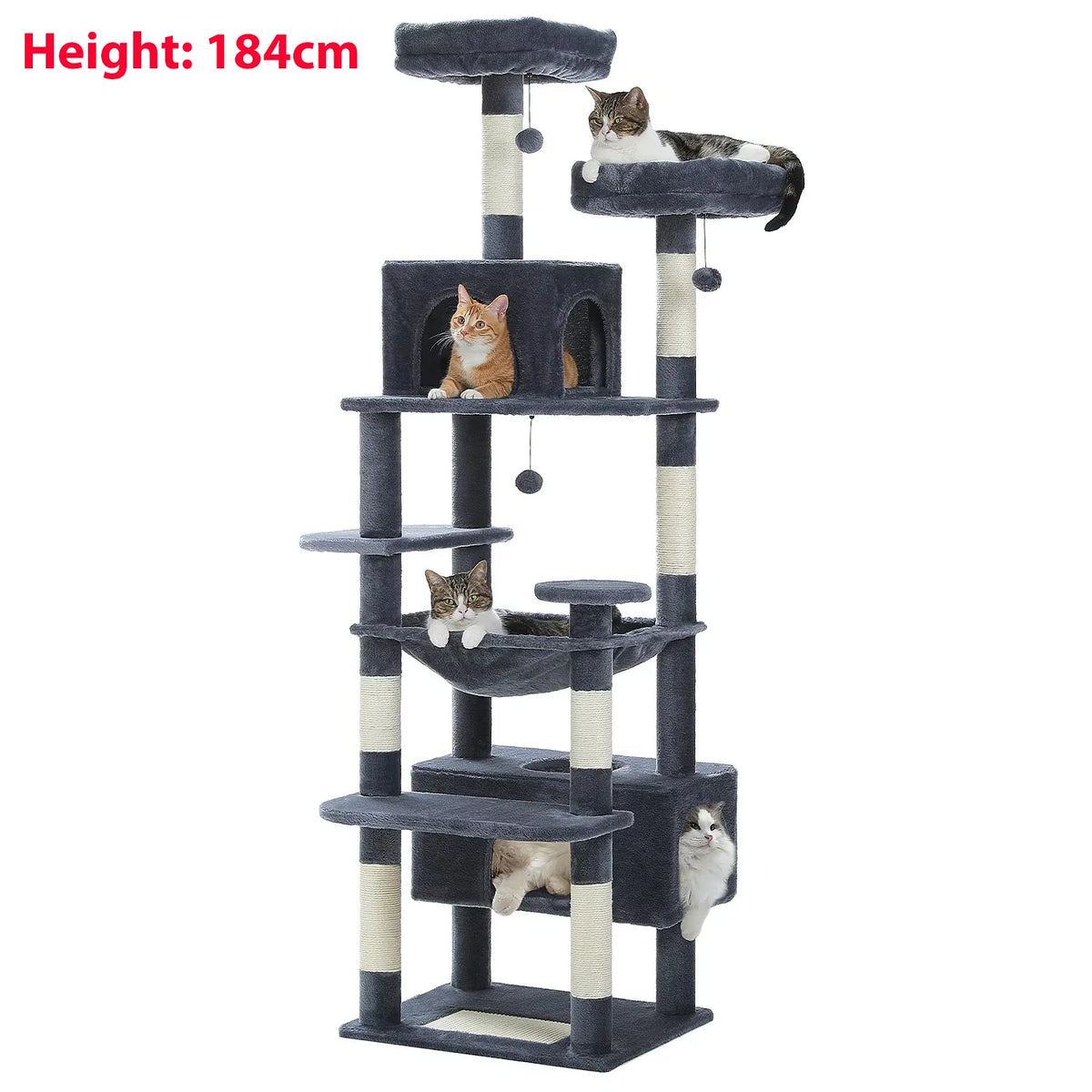 Rascador Torre para Gatos Pawz Road | Multinivel con Sisal