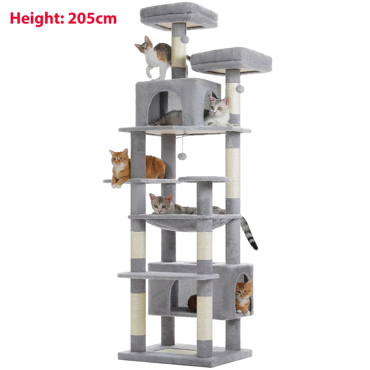 Rascador Torre para Gatos Pawz Road | Multinivel con Sisal