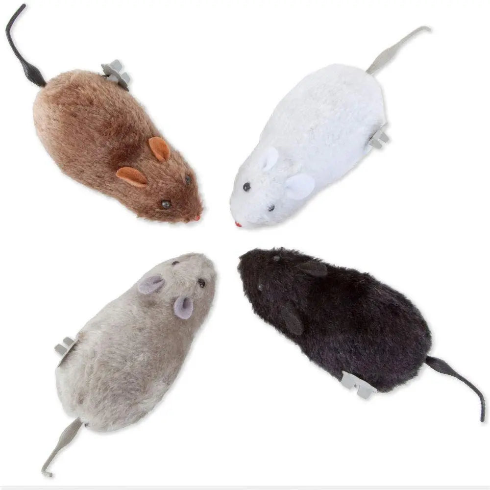 Ratón de Peluche Interactivo para Gatos y Perros