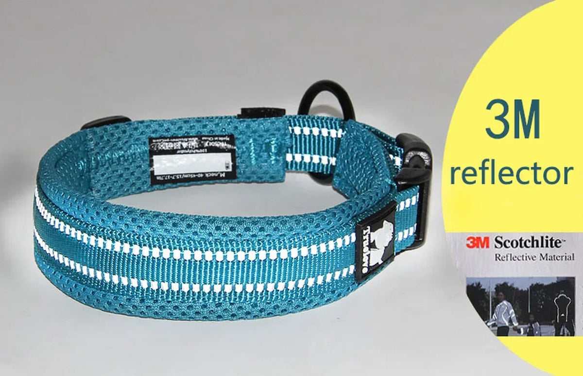 Collar Truelove de Malla Acolchada Reflectante | 8 Tallas