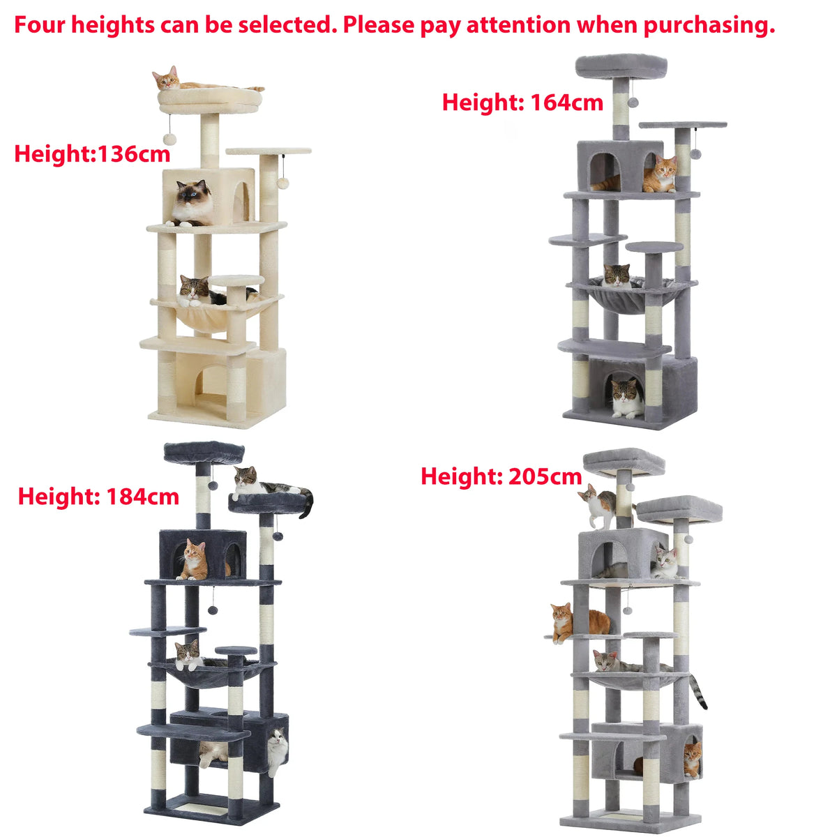 Rascador Torre para Gatos Pawz Road | Multinivel con Sisal