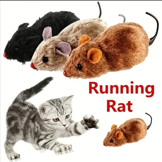 Ratón de Peluche Interactivo para Gatos y Perros