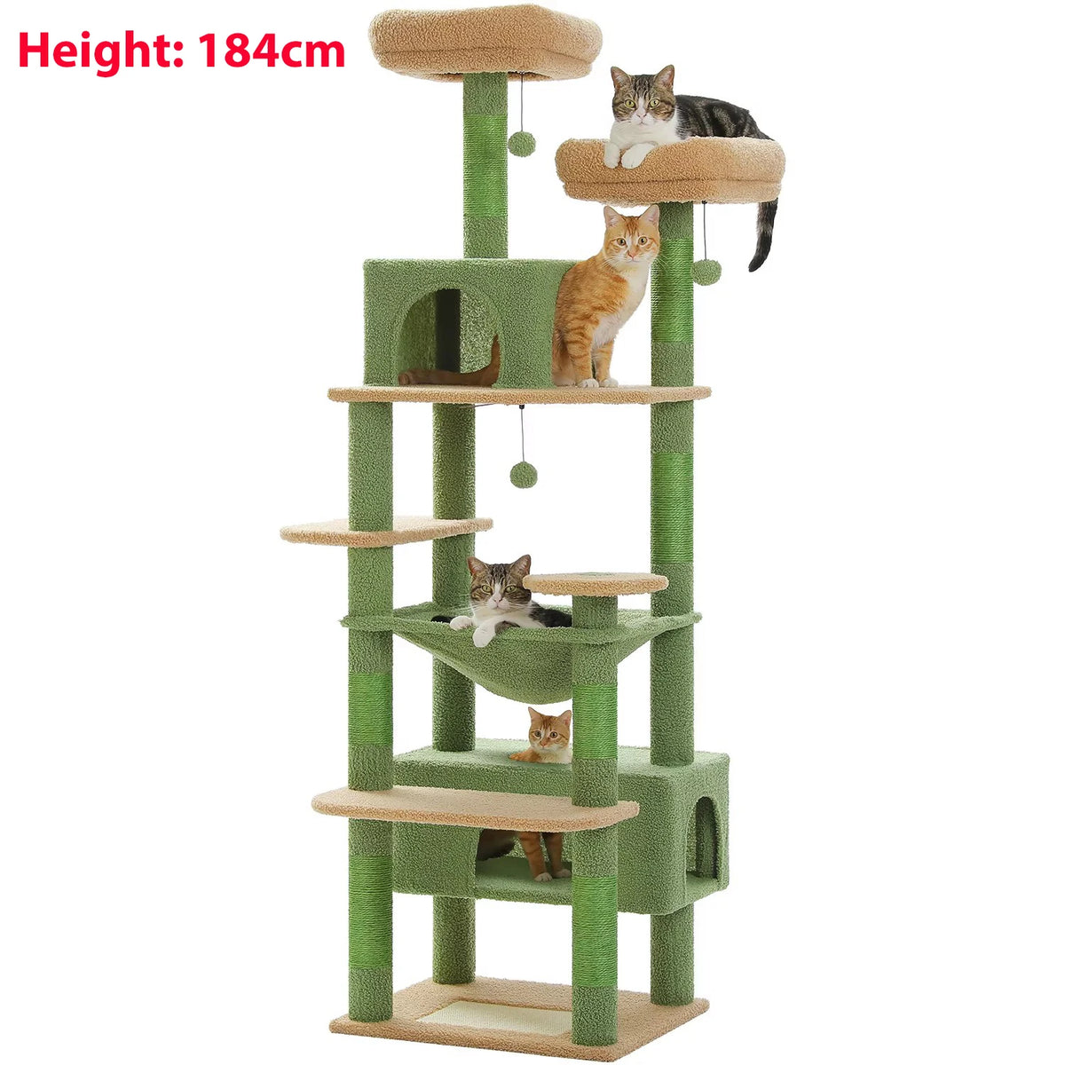 Rascador Torre para Gatos Pawz Road | Multinivel con Sisal