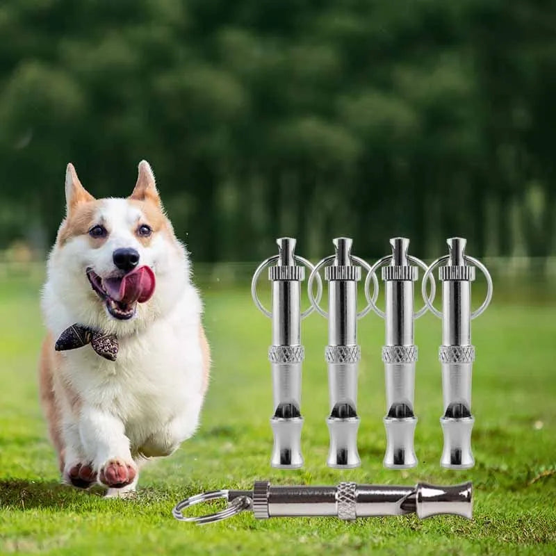Silbato para Perros Antiladridos | Tono Ajustable con Llavero